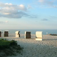 Strandkörbe am Ostseestrand
